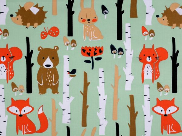 Baumwolle, Fuchs, Wald, Tiere