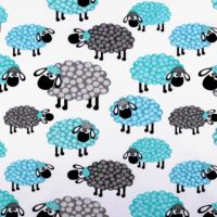 Baumwolle Schafe gemustert