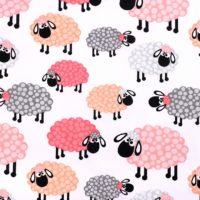 Baumwolle Schafe gemustert