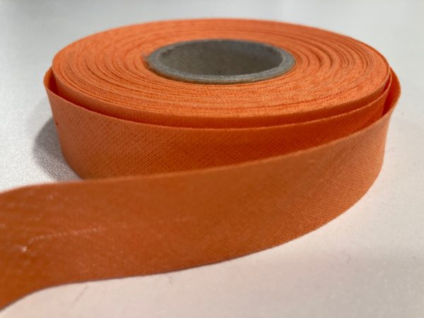 Schrägband Baumwolle orange