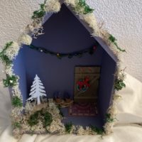 Wichtelhäuschen violett