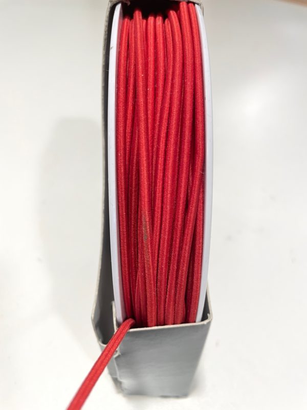 Elastic-Kordel 2,5 mm Durchm. rot