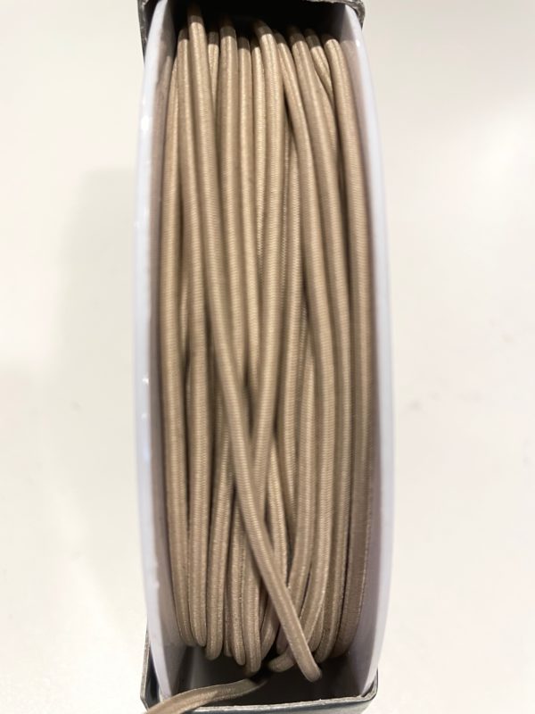 Elastic-Kordel beige 2.5mm