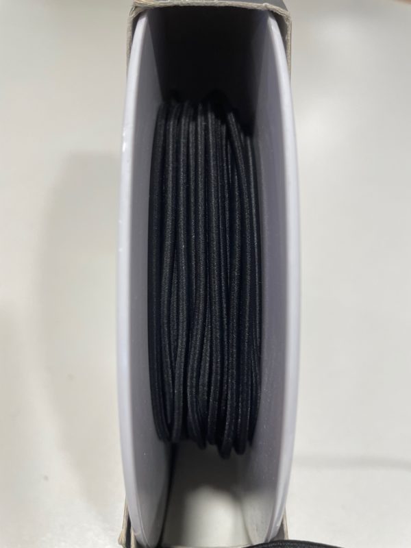 Elastic-Kordel 2,5 mm schwarz