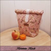 Lunchbag rosa Blüten
