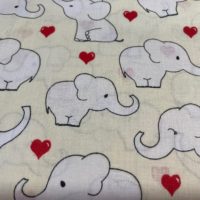 Baumwolle Elefant Herz