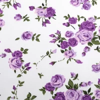 Baumwolle Rosen violette