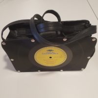 Handtasche Tasche Schallplatte handgemacht