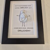 Steinbild Spruch Geschenk Handgemacht