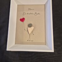 Steinbild Spruch Geschenk Handgemacht