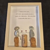 Steinbild Spruch Geschenk Handgemacht