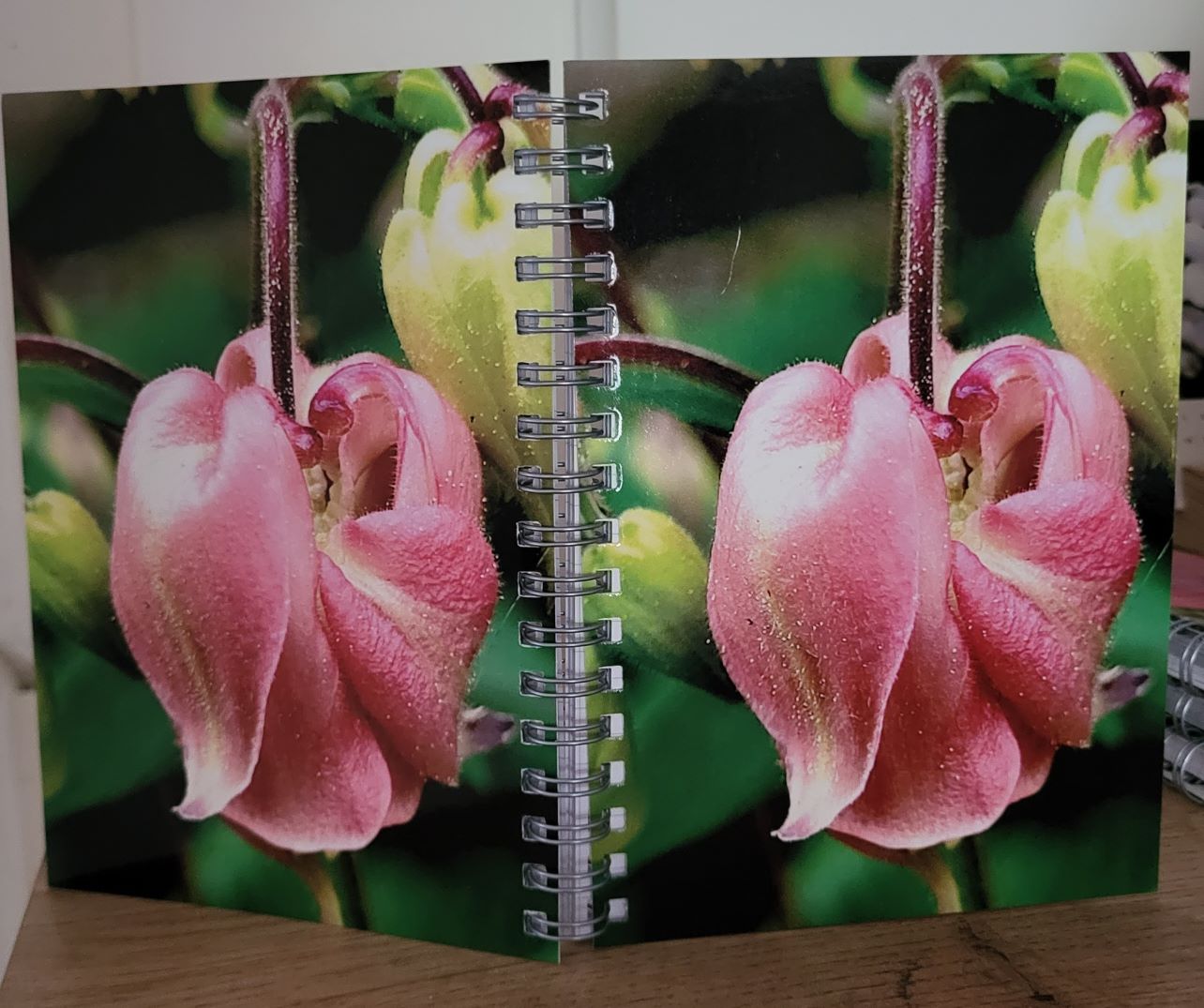 Notizblock A6 gemeine Akelei – Bild 2