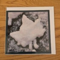 Doppelkarte Schneeblatt Quadratisch