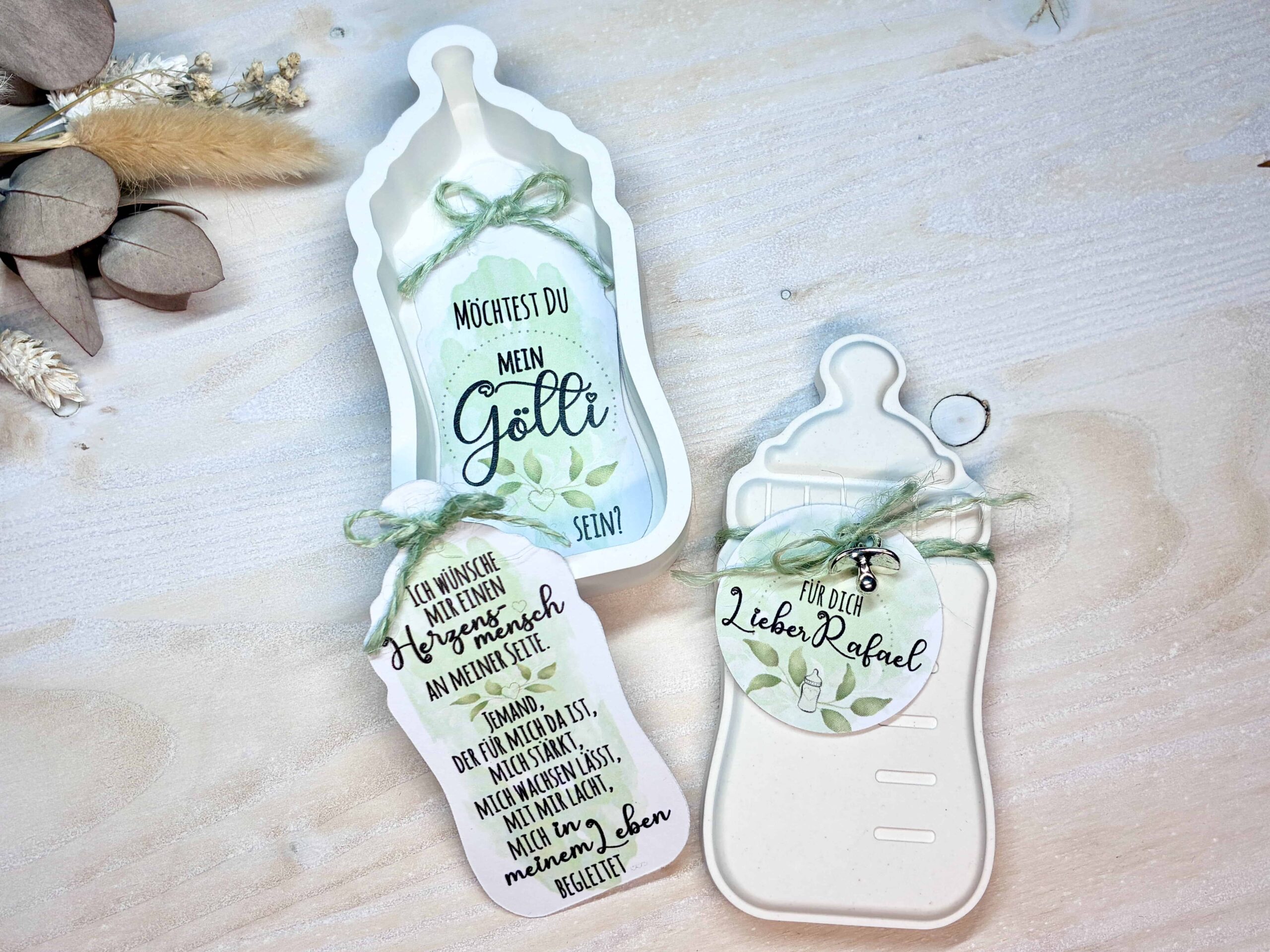 Götti fragen Geschenk Möchtest Du mein Götti sein MANNIGFALTIG