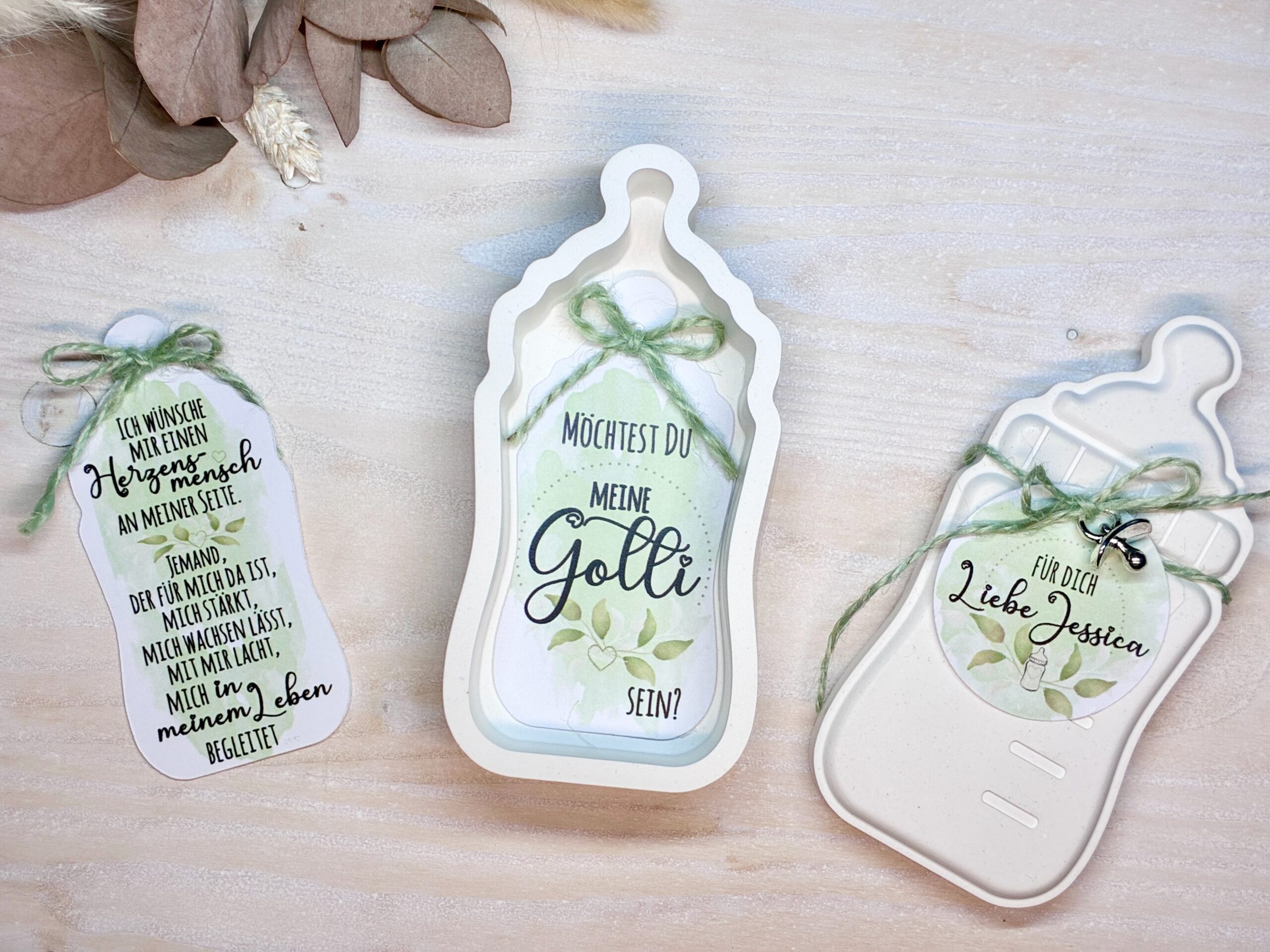 Gotti fragen Geschenk Möchtest Du meine Gotti sein MANNIGFALTIG