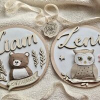 Namensschild, Baby Name Sign, Türschild