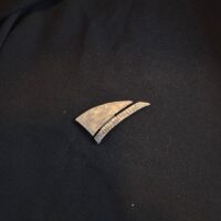 Magnetbrosche Segel Silber